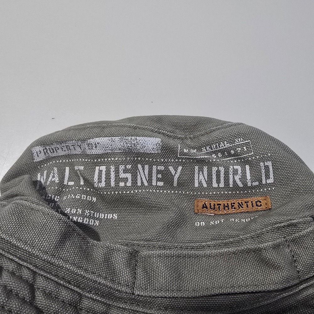 Walt Disney World Authentic Bucket Hat Adult Green‎ Cotton Adventure Travel